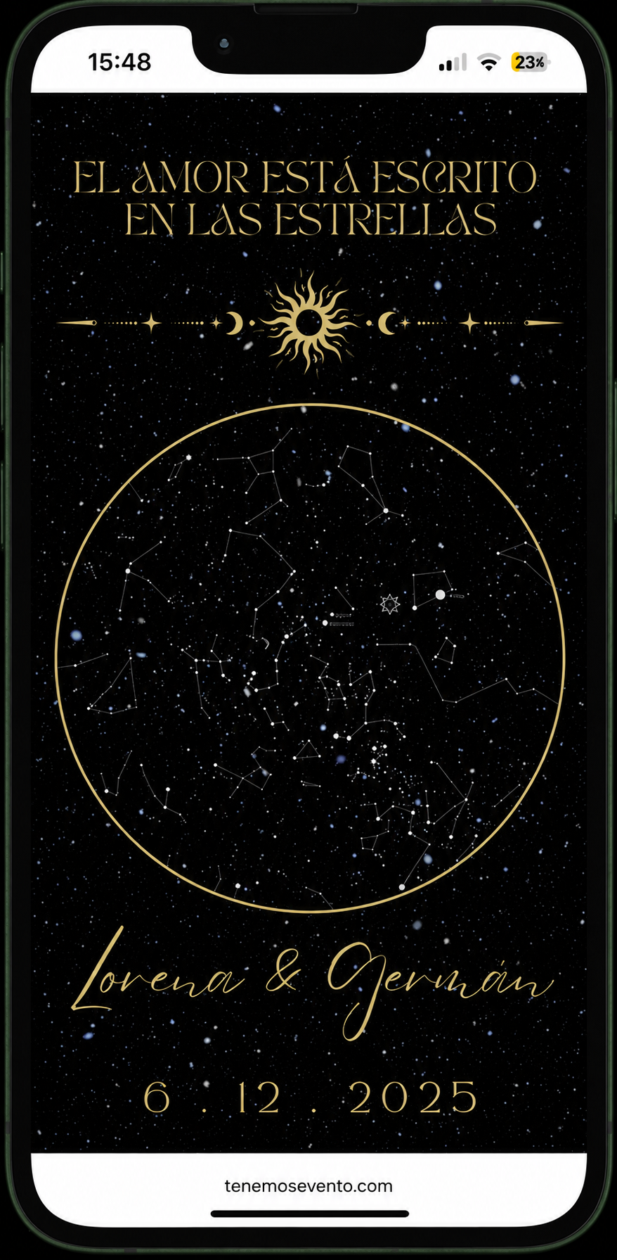Demo Astrology — Lorena & Germán